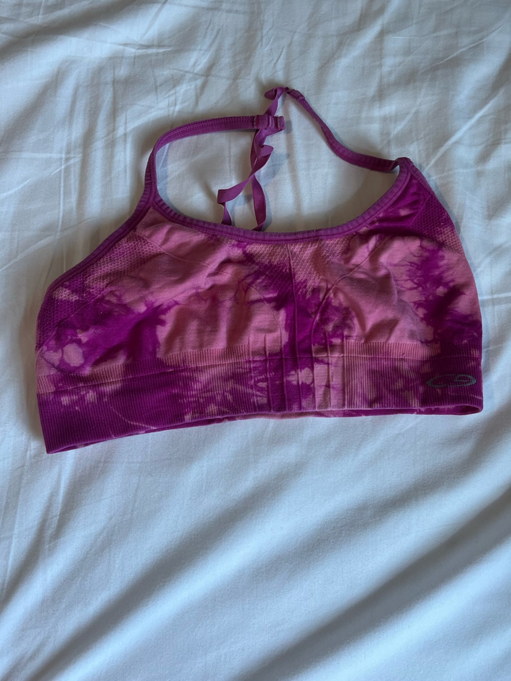 C9 by Champion Pink and Purple Tie-Dye Sports Bra